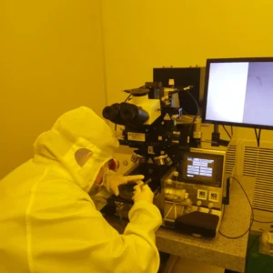 Home 85 SUESS MA8 mask aligner executing 405nm lithography on GaAs wafer