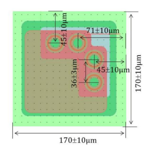 665NM 7MW VCSEL CHIP