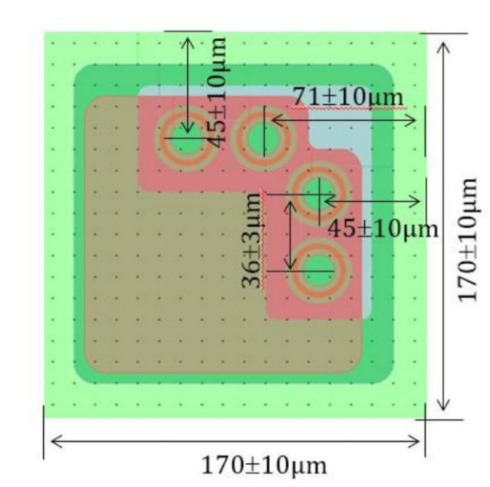 665NM 8MW VCSEL CHIP