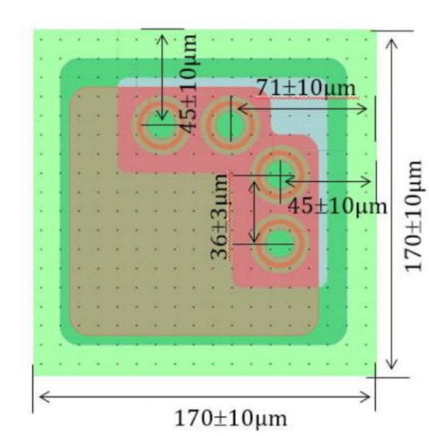 670NM 9MW VCSEL CHIP